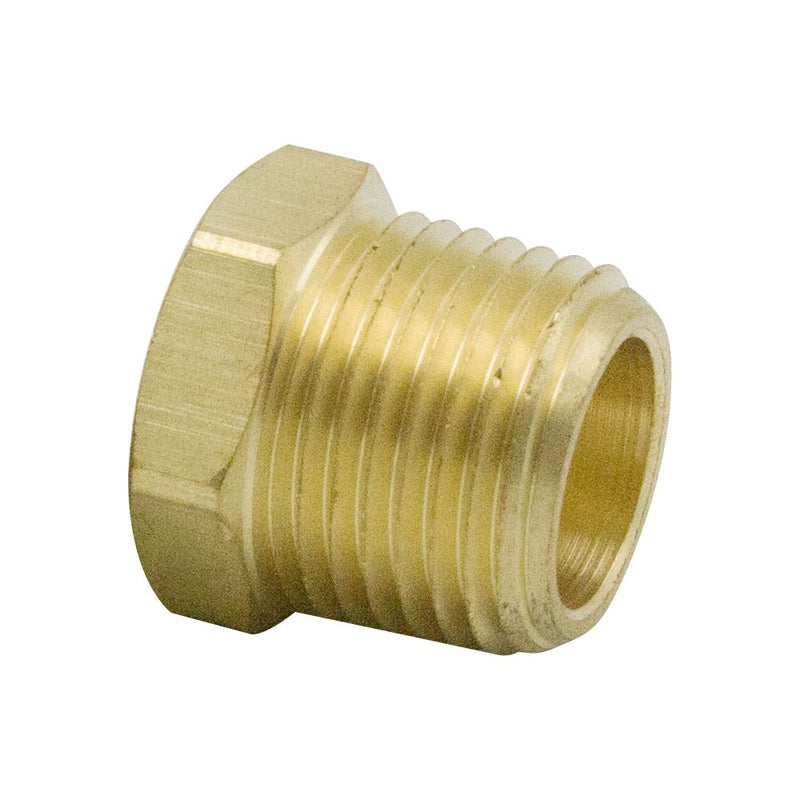 TL TOOLEGIN MeiChi 64pcs Brass Pipe Fitting Assortment Kits Hex Head Plug + Reducing NPT Adapter + Reducer Bushing + Hex Nipple + Hex Coupling for 1200 PSI - Image 5